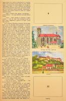 cca 1930 Kárpáti Képek. Szent István cikóriagyár irredenta gyűjtőmappa, többnyire hiányzó képekkel. ...