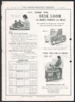 1937 The Onishi Monthly Report. K. Onishi & Co. Ltd. Japán gyártmányú gépeket, alkatrészeket bem...