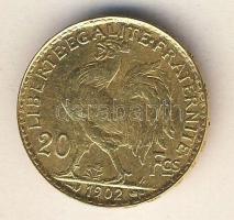 Franciaország/Modern Köztársaság 1902A 20Fr Au 6,45g T:2