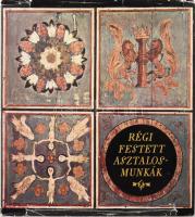 R. Tombor Ilona: Régi festett asztalos munkák a XV-XIX. században. Bp., 1967, Corvina. Fekete-fehér és színes képekkel illusztrált. Kiadói egészvászon-kötés, kissé szakadt kiadói papír védőborítóban. Megjelent 1750 példányban.