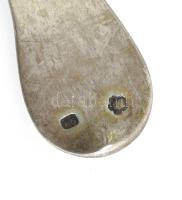 Ezüst (Ag) kanalak, villák, kiskanalak, hiányos evőeszköz készlet, dianás jelzéssel, mesterjeggyel. ...