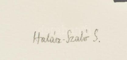Halász Szabó Sándor (1920-1997): Hommage á Matisse. Szitanyomat, papír, jelzett, művészpéldány E.A.e...
