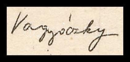 Vagyóczky Károly (1941-): Archimboldó lap. Rézkarc, papír, jelzett, 10,5x6,5 cm