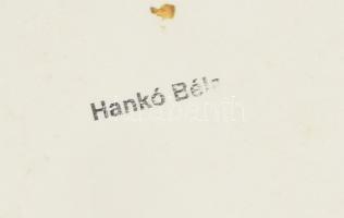 Hankó Béla (1927-1993): Hangulatos táj. Akvarell, papír, jelezve jobbra lent. Lap szélén paszpartuzá...