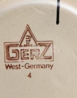 Gerz címer díszítéses söröskorsó, jelzéssel, hibátlan, m: 13 cm