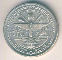 Marshall-szigetek 1989. 5$ "Első ember a Holdon" T:BU