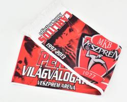 MBK Veszprém KC Szurkolói sál Pérez Carlos, az Ország Csárlija búcsúzó kézilabda mérkőzésének dátumával. Jó állapotban.