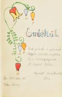 1935-36 emlékkönyv néhány rajzzal is