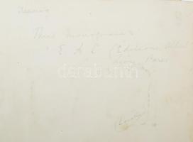 Végh Gusztáv (1889 - 1973): 5 db grafika, rajz. reklám terv. Vegyes technikák kb 13x18 cm