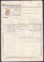 1939-1941 Deutsch Ignác és veje bel-, külföldi és angol gyapjúszövetek, bélésáruk gyári raktára, 2 d...