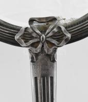 1905 Ezüst (Ag) kézitükör "Christmas 1905" és "From my darling" feliratokkal, je...