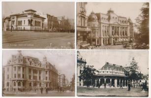 Bucharest, Bukarest, Bucuresti, Bucuresci; - 4 pre-1945 postcards