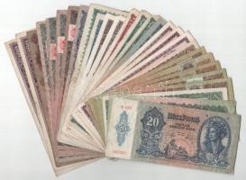 28db-os magyar Pengő bankjegytétel T:F,VG