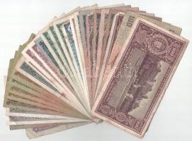 28db-os magyar Pengő bankjegytétel T:F,VG