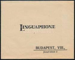 Lingaphone nyelvtanulási segédeszköz ismertető és reklámanyagai borítékkal