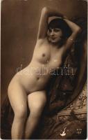 Erotikus meztelen hölgy / Erotic nude lady. A.N. Paris 519. (non PC) (felületi sérülés / surface damage)