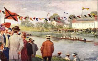 Regatta, rowing. B.K.W.I. 460-6. s: E. Ranzenhofer (EB)