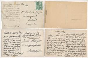 Abbazia, Opatija; - 8 db régi fotó képeslap, hajókirándulásokkal / 8 pre-1945 photo postcards