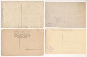 Abbazia, Opatija; - 8 db régi fotó képeslap, hajókirándulásokkal / 8 pre-1945 photo postcards