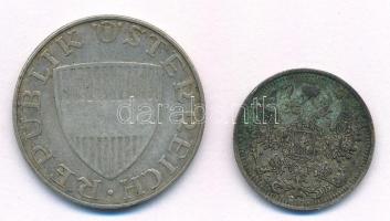 Vegyes: Ausztria 1957. 10Sch Ag + Orosz Birodalom 1912. 15k Ag T:F patina
Mixed: Austria 1957. 10 S...