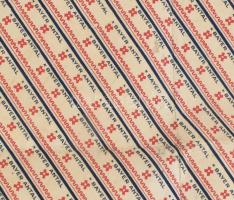 Bayer Antal reklám csomagolópapír ív. Art deco, 1930-40 körül, hajtásnyomokkal, széle kissé sérült, ...