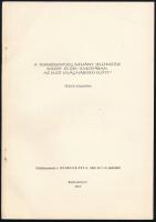 Tekse Kálmán: A termékenység néhány jellemzője Közép- és Dél-Európában az első világháború előtt. Bp., 1969, k.n. Különlenyomat a Demográfia 1969. évi 1-2. számából. 48 p. Kiadói tűzött papírkötés, jó állapotban.