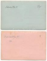 Modor, Modra, Modern; népviselet / Slovak folklore - 2 db RÉGI fotó képeslap / 2 pre-1945 photo post...