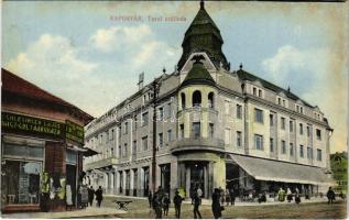 Kaposvár, Turul szálloda, Schlesinger Lajos üzlete (Nagy gólya áruház). Szalai Ferenc kiadása (fl)