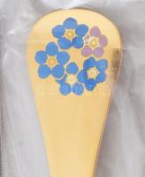 1983 Ezüst(Ag) Georg Jensen dán díszkanál 1983, jelzett, h: 15 cm, nettó: 44,5 g Aranyozott hibátlan...