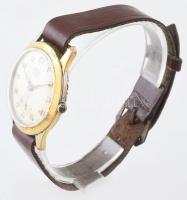 Tourist 15 köves kézi felhúzós karóra, működő, jó állapotban, kissé kopott d: 34 mm