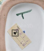 Retro iparművész ikebana, jelzéssel, hibátlan, 16x15 cm