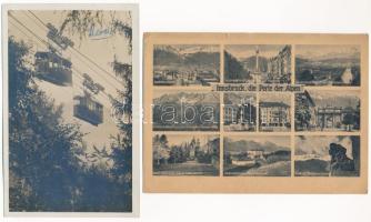 Ausztria - 21 db régi város képeslap / Austria - 21 pre-1945 town-view postcards