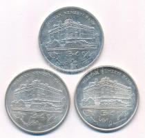 1992-1993. 200Ft Ag "MNB" (3x) T:AU Adamo F13