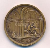 1973. "HUNGAROKORR '73 BUDAPEST" kétoldalas bronz emlékérem dísztokban a selmecbányai...