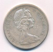 Kanada 1967. 1D Ag "Kanada megalakulásának 100. évfordulója / II. Erzsébet" T:XF Canada 19...