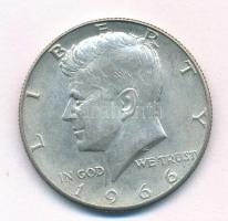 Amerikai Egyesült Államok 1966. 1/2$ Ag Kennedy T:XF USA 1966. 1/2 Dollar Ag Kennedy C:AU,XF Krause KM#202