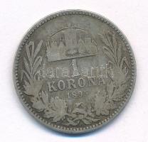 1895KB 1K Ag "Ferenc József" T:F Adamo K5
