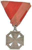 1916. Károly-csapatkereszt Al kitüntetés eredeti mellszalagon T:XF Hungary 1916. Charles Troop Cross Al decoration with original ribbon C:XF NMK 295.