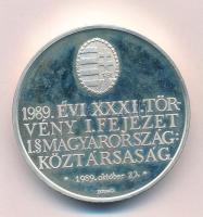 Bognár György (1944-) 1990. "Magyar Éremgyűjtők Egyesülete / 1989. évi XXXI. törvény I. fejezet...
