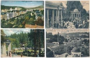 Mariánské Lázne, Marienbad; - 15 db régi képeslap / 15 pre-1945 postcards