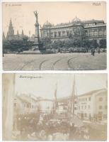 42 db RÉGI külföldi város képeslap / 42 pre-1945 European town-view postcards