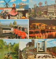 Kb. 200 db MODERN külföldi város képeslap / Cca. 200 MODERN non-Hungarian town-view postcards