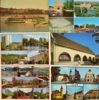 Kb. 200 db MODERN magyar város képeslap / Cca. 200 modern Hungarian town-view postcards