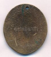 1978. "Szentendre Templom téri Teátrum játékok" bronz emlékérem fúrt lyukkal, füllel (36x4...