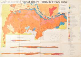 1974 A Mátra-hegység földtani térképe, Magyar Állami Földtani Intézet, 64×90 cm