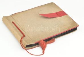 1941 Régi fotóalbum, benne balatoni autókörút képei (Balatonfüred, Keszthely, Tihany, Sümeg és Csesz...