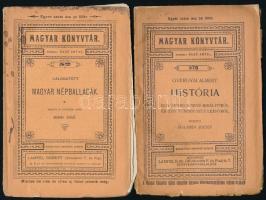 Válogatt magyar népballadák. Bevezetéssel elláta: Morvay Győző. Budapest,é.n.,Lampel R., 66 p. + Gyergyai Albert: História. Budapest,é.n.,Lampel R kiadói papírkötésben