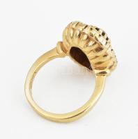 Arany (Au) 14K gyűrű, jelzett, méret: 50, bruttó: 6,7 g