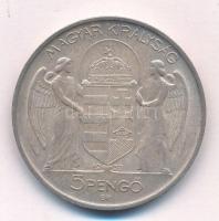 1939. 5P Ag "Horthy balra" T:AU patina Adamo P8.2