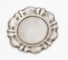 Ezüst(Ag) hólyagos peremű tálka, jelzett, d: 7,5 cm, nettó: 12 g